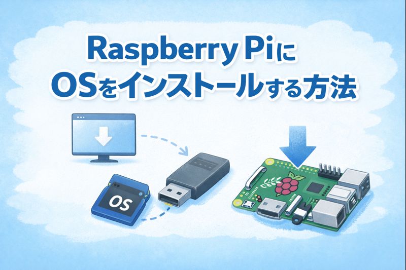 Raspberry PiにOSをインストールする方法