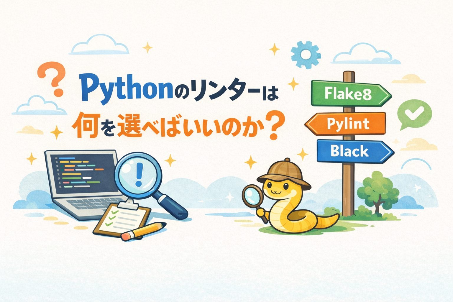 Pythonのリンターは何を選べばいいのか？