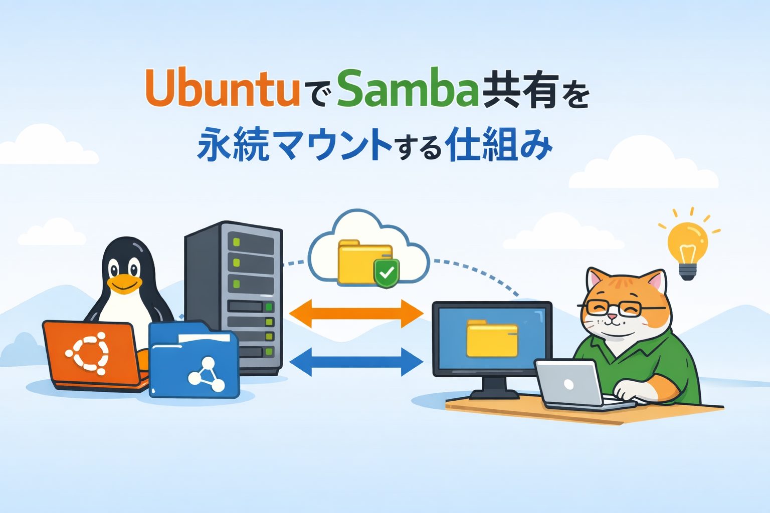 UbuntuでSamba共有を永続マウントする仕組み整理